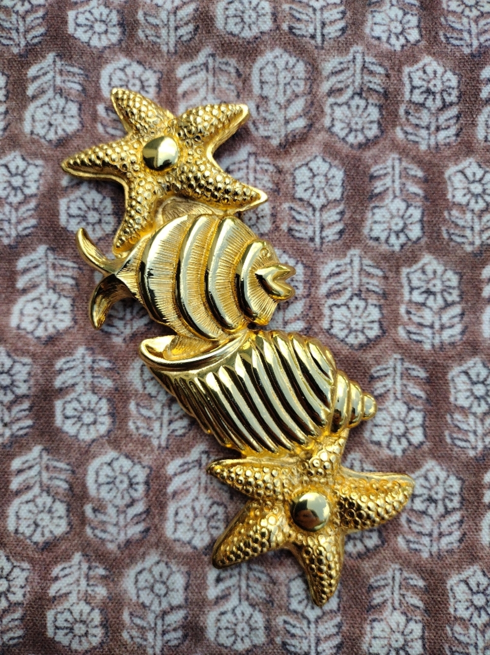 Dotty Smith Starfish And Shell Belt Buckle